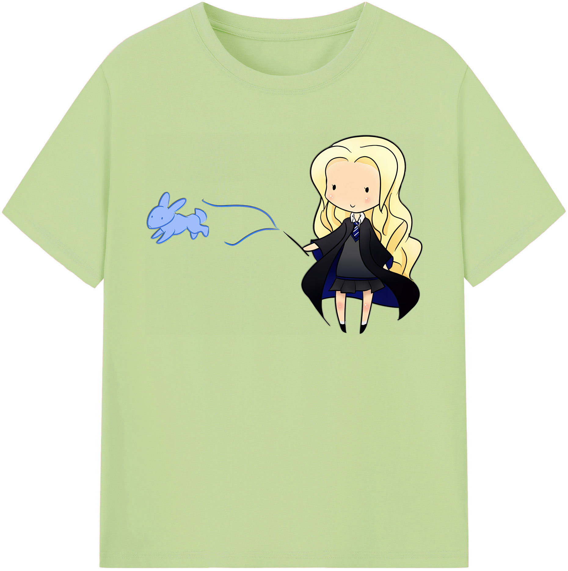 （画像用） Harry Potter ハリー・ポッターシリーズ 綿100％半袖Tシャツ（フロントプリント）